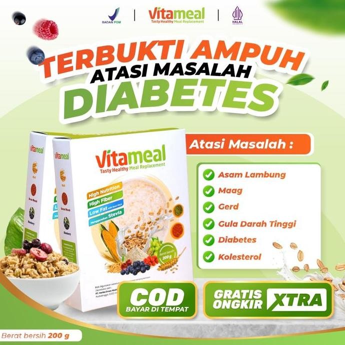 

VITAMEAL - Sereal Sehat Untuk Atasi Masalah Maag Gerd & Pencernaan