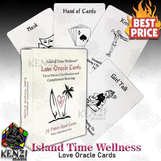 Sale Kartu Love Oracle - Island Time Wellness ( White )