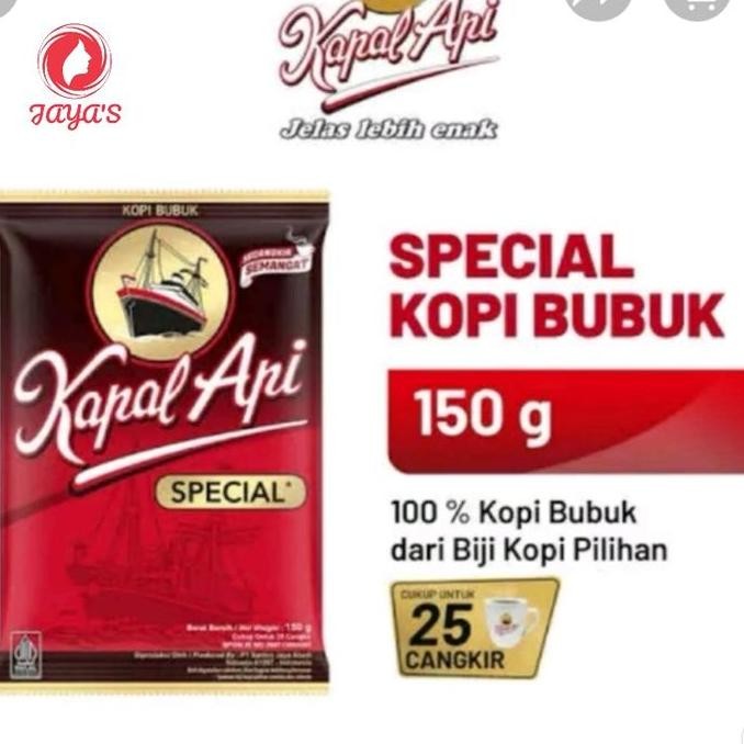 

Kapal Api Special Merah 165g Kopi Bubuk Spesial