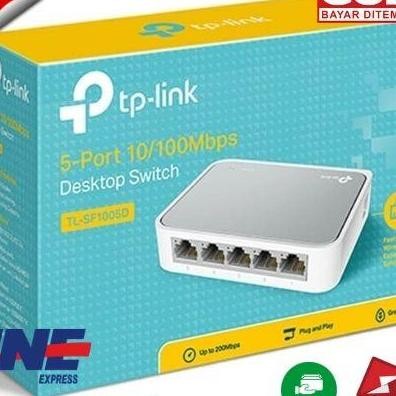 Switch Hub Tp Link 5 Port Tlsf1005D 10100Mbps Network Lan Internet
