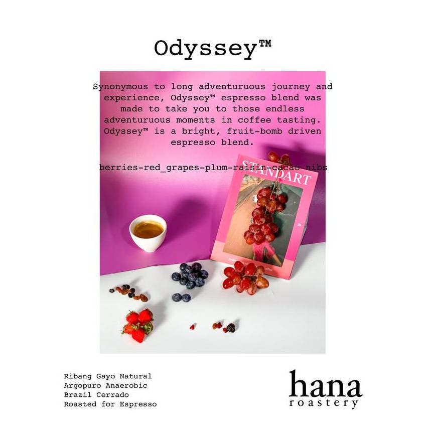 

JH8 Odyssey Espresso Blend - 200 gram - Specialty Espresso Blend - Hana Roastery
