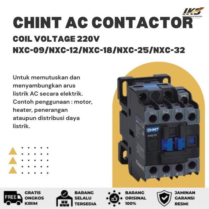#@#@#@#@] CHINT AC Contactor NXC-09 NXC-12 NXC-18 NXC-25 NXC-32
