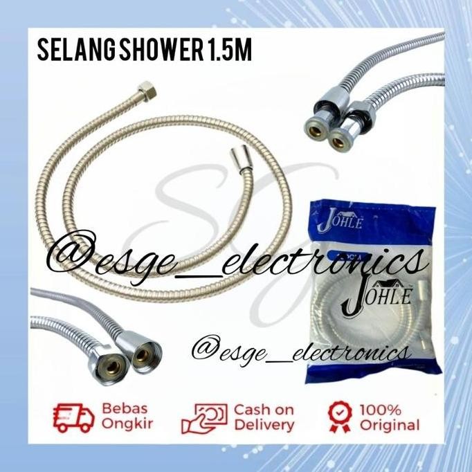 Produk Terbaik] SELANG SHOWER MANDI FLEKSIBEL SELANG HOSE SHOWER KAMAR MANDI SELANG KRAM BIDET UNIVE