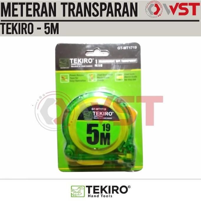 

[Expert] Tekiro Meteran 5m / Meteran Transparan 5meter / 5 m / 5 meter