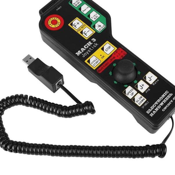 Cnc Usb Mach 3 Hand Held 6Axis Handle Controller Electronic Joysti