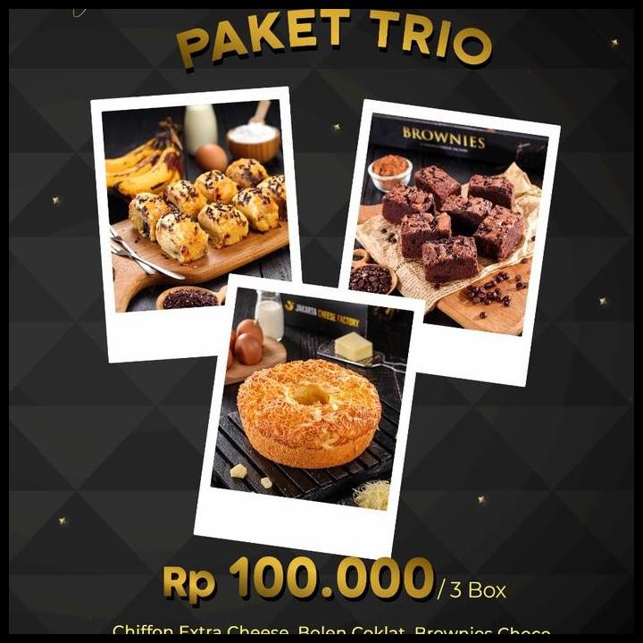

Terlaris Paket Trio Jakarta Cheese Factory Good Quality