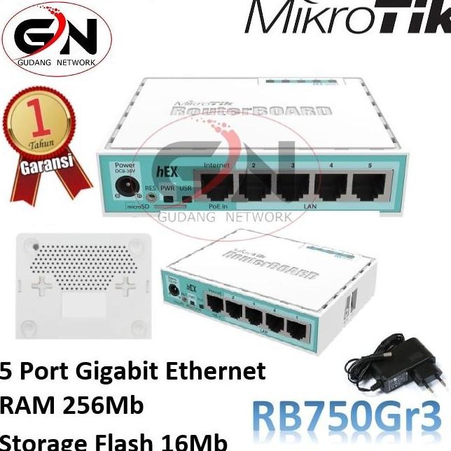 Mikrotik Rb750Gr3 Hex Router Mikrotik Rb750 Gr3 Hex 750Gr3
