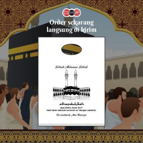 

(Isi 50Pcs Size 30 x 40) Kantong Plastik Ibadah Haji, Umroh, Lebaran Haji | Kantong Plastik Souvenir Haji & Umroh, Kemasan Parcel Haji DiM