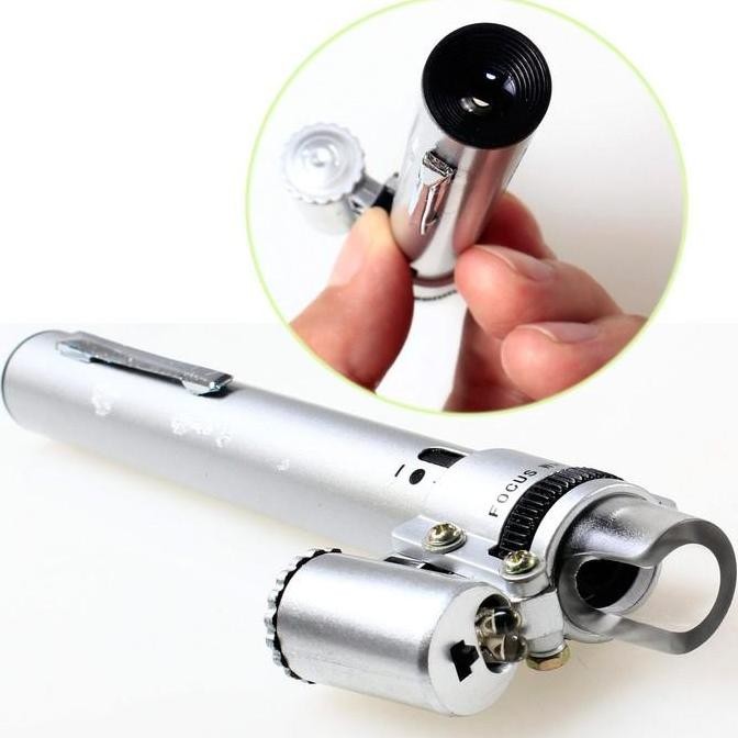 

Sale Portable Pocket Jewelry Zoom 100X Microscope Loupe Magnifier Pen