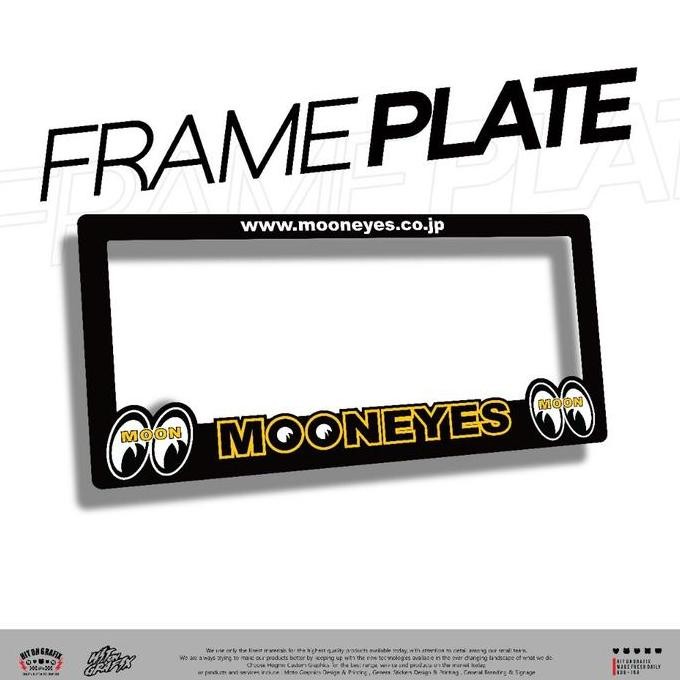Frame Plat Nomor MOON Akrilik Untuk Semua Motor Ukuran Standar Samsat PNP FPN-18 ASLI