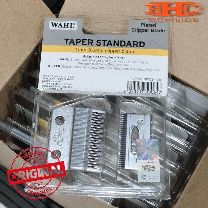 Mata Pisau Mesin Cukur Rambut Original Blade Wahl Super Taper Original Pisau Mesin Cukur Wahl Pisau 