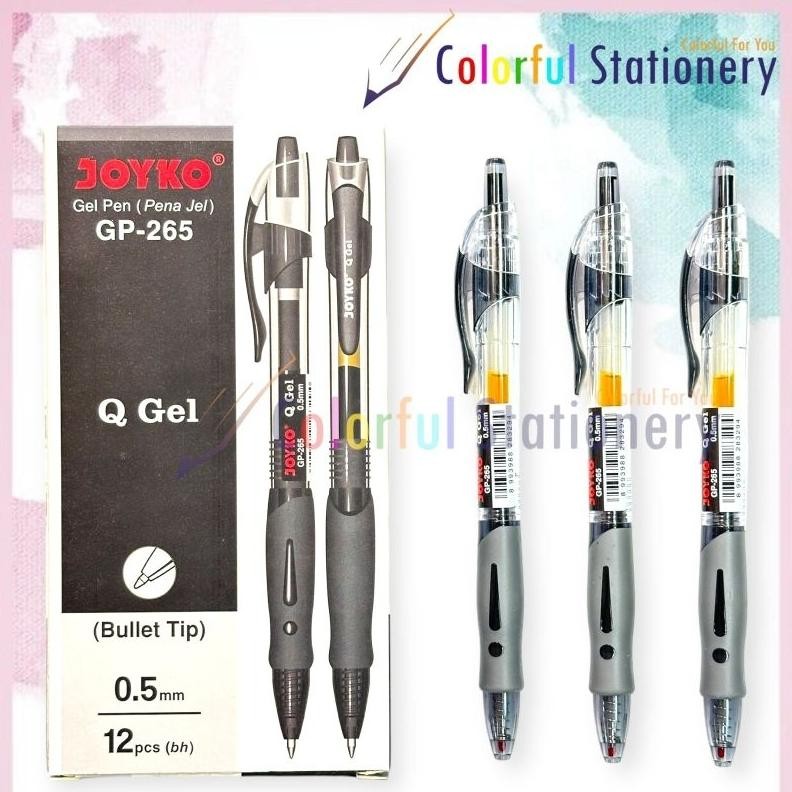 

Pulpen / Ballpoint / Pen Gell Joyko Q-GEL GP-265/nt (12 Pcs) DiM