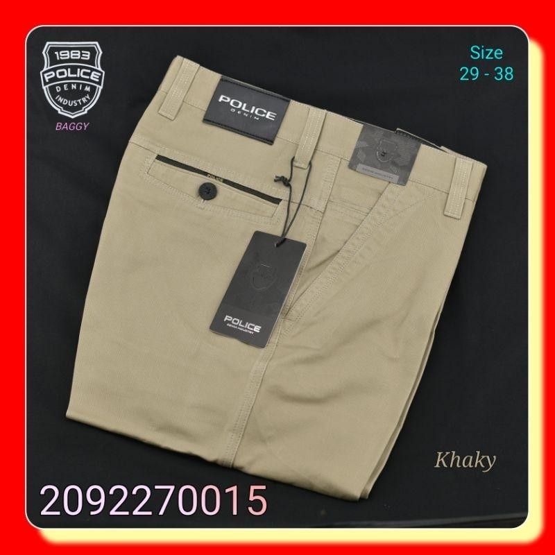 Celana Officer Pria Police Denim Industry Campur Model Bagian 2 Terbaru Best Quality 100% Original