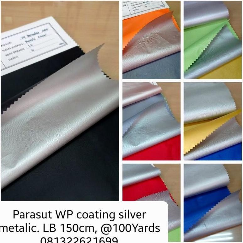 1pis=100Yard (90meter). Grosir Coating silver Metalic. Waterproof anti air. Bahan baku Cover mobil m