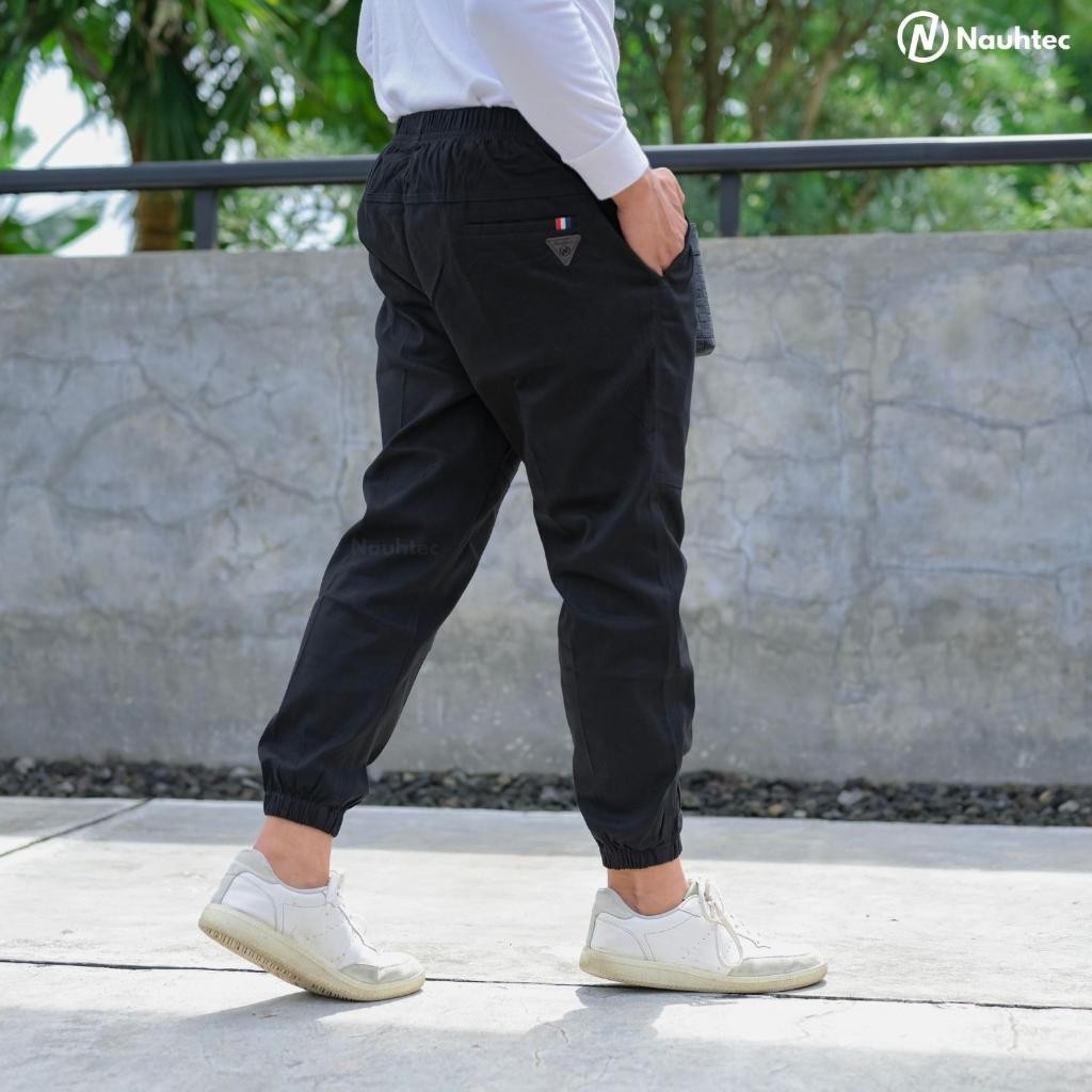 Celana Panjang Pria Sirwal Jogger Pants Nauhtec Material Katun Twill Stretch Bahan Melar Ready Ukura
