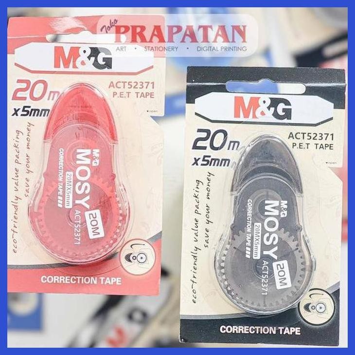 

( SEKOLAH / LUKIS ) DISCOUNT M&G CORRECTION TAPE 20M ACT52371 | TIP EX KERTAS (SENI / MENGGAMBAR / ART / KERAJINAN ) PACKING AMAN