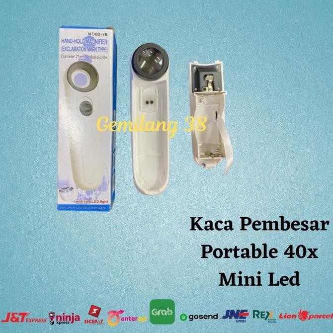 

Sale Kaca Pembesar Portable 40X Mini Led Magnifying Loop Glass Mg6B -1B