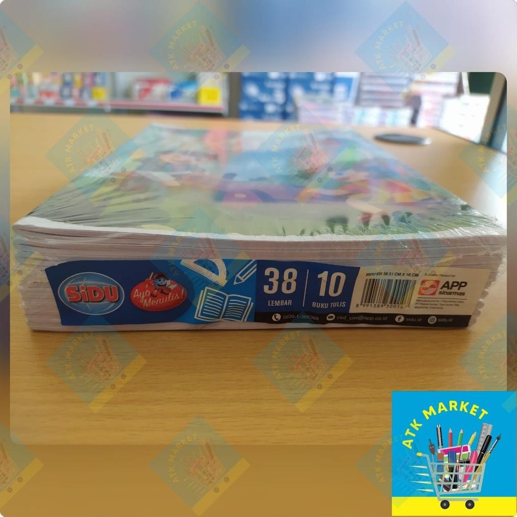 

(PACK) Buku Tulis Kwarto SIDU / SINAR DUNIA 38lbr (SINARMAS Grup)