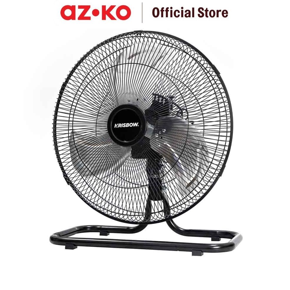 NEW AZKO Krisbow 16 inci Kipas Angin Industrial 2 In 1 55 watt Table Wall Fan Penyejuk Ruangan Indus