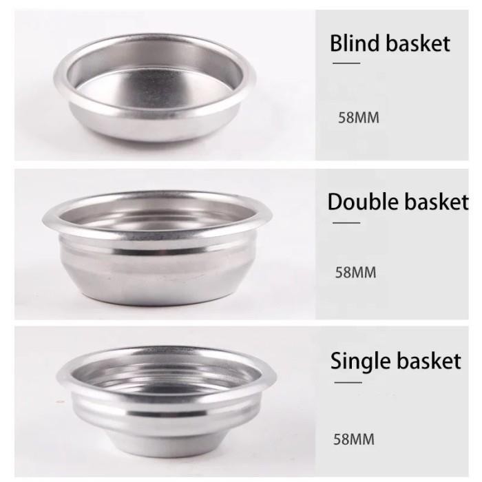 Portafilter Basket Single 58 Mm Non Pressurized Single Basket 58 Mm