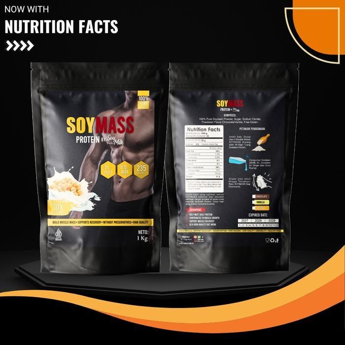 

Susu Kedelai Bubuk Tinggi Protein Soymass Whey Protein