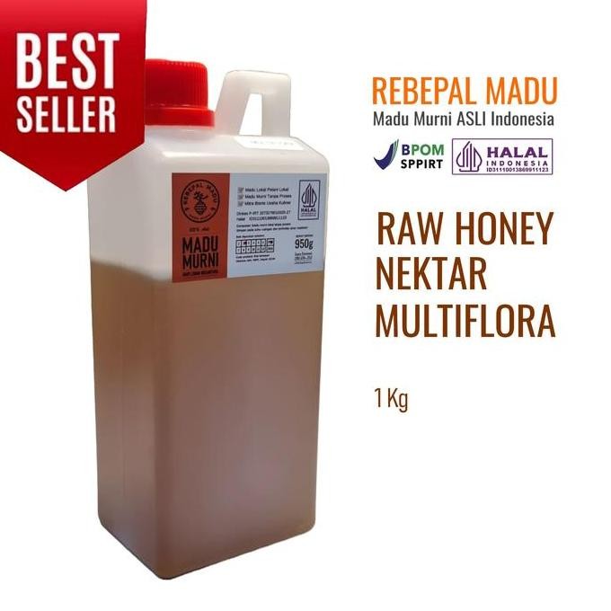 

NEW Rebepal Madu Murni Asli Indonesia Nektar Multiflora - 1 kg READY