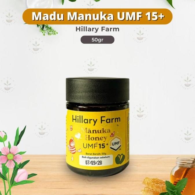 

NEW Hillary Farm Manuka Honey UMF 15+ 50 gram READY