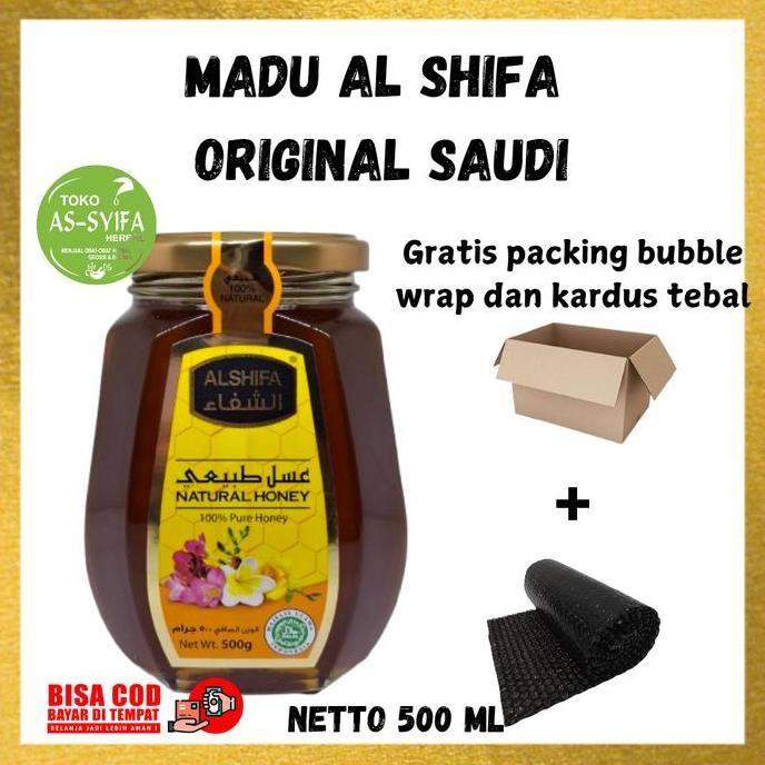 

NEW madu al shifa 500 gram gratis buble wrap READY