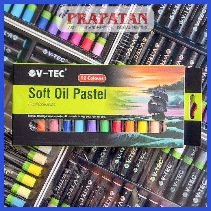 

( SEKOLAH / LUKIS ) DISCOUNT V-TEC SOFT OIL PASTEL SOP 712-748 | PASTEL OIL HALUS (SENI / MENGGAMBAR / ART / KERAJINAN ) PACKING AMAN