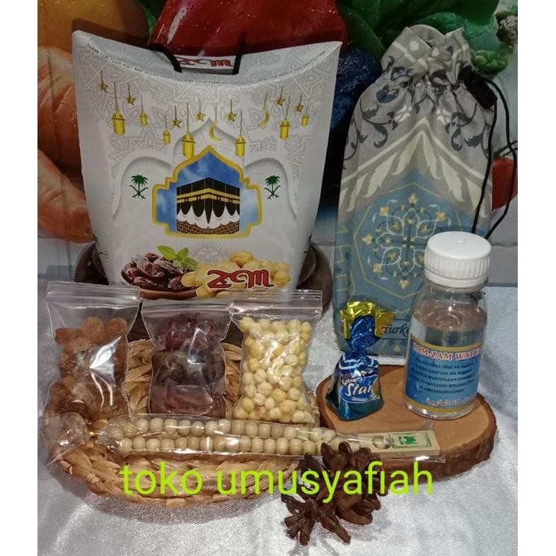 

paket oleh oleh haji dan umroh mewah/ paket souvenir paperbag