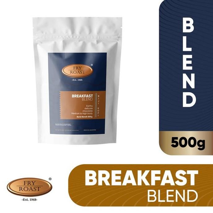 

Kopi Breakfast Blend Espresso Premium 500 Gram Biji Dan Bubuk