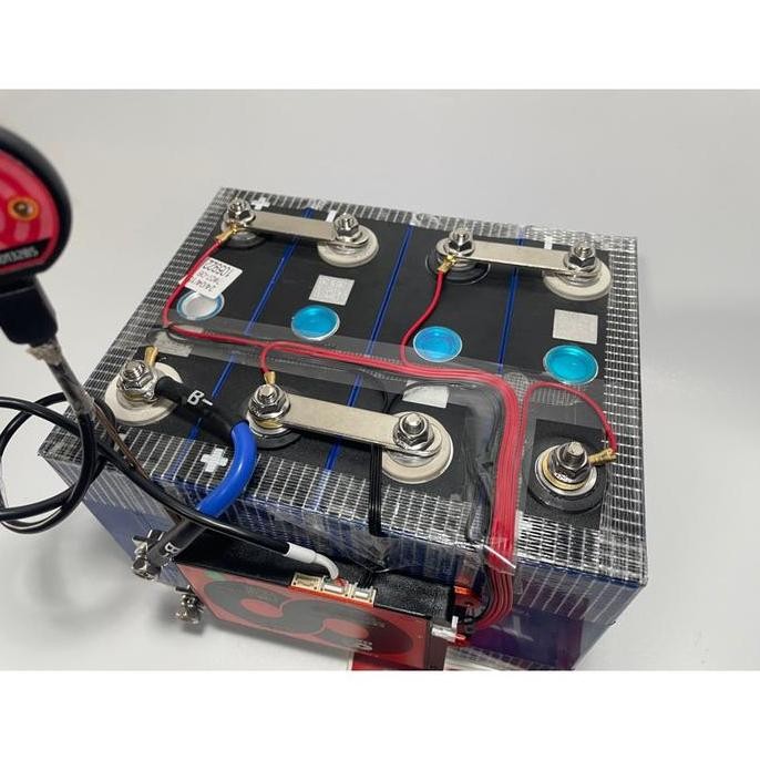 Battery Batre Lifepo4 200Ah 12V 24V 48V Dengan Daly Bms Smart 4S 8S 16S Bluetooth Batre Grade A 6000