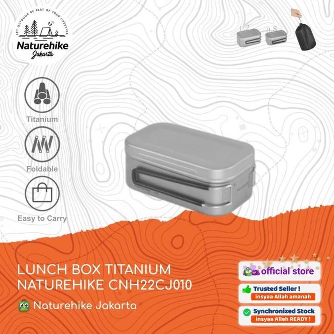 Promo Lunch Box Nesting / Pot / Panci Camping Titanium Naturehike Cnh22Cj010