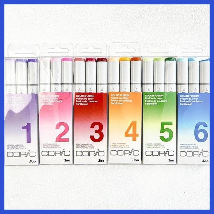 

( SEKOLAH / LUKIS ) PROMO COPIC SKETCH MARKERS TOO SET 3PCSCOLOR FUSION (SENI / MENGGAMBAR / ART / KERAJINAN ) PRIVASI AMAN