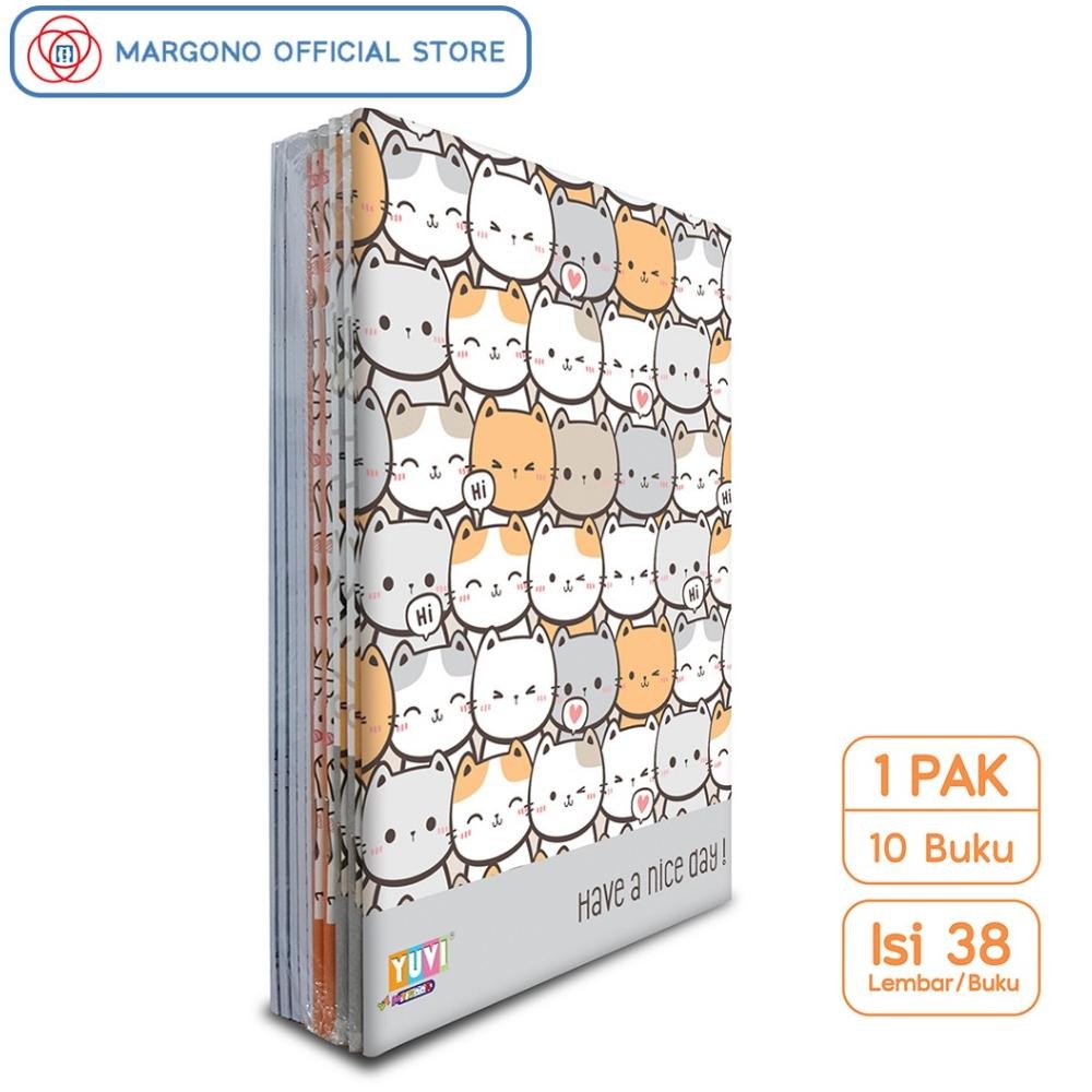 

My Book Yuvi Buku Tulis Cute 38 Lembar - 10 Buku