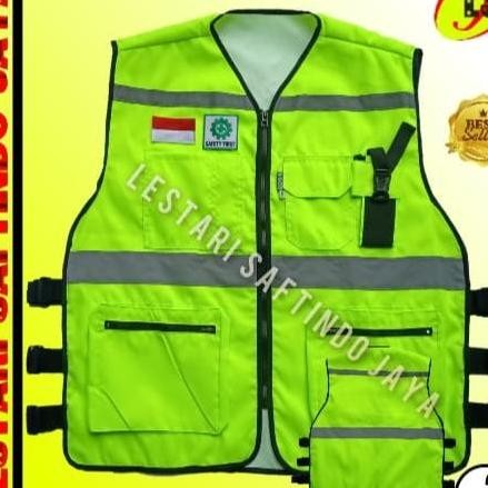 Rompi Safety Vest Taslan Hijau Stabillorompi Safety Vest Proyek
