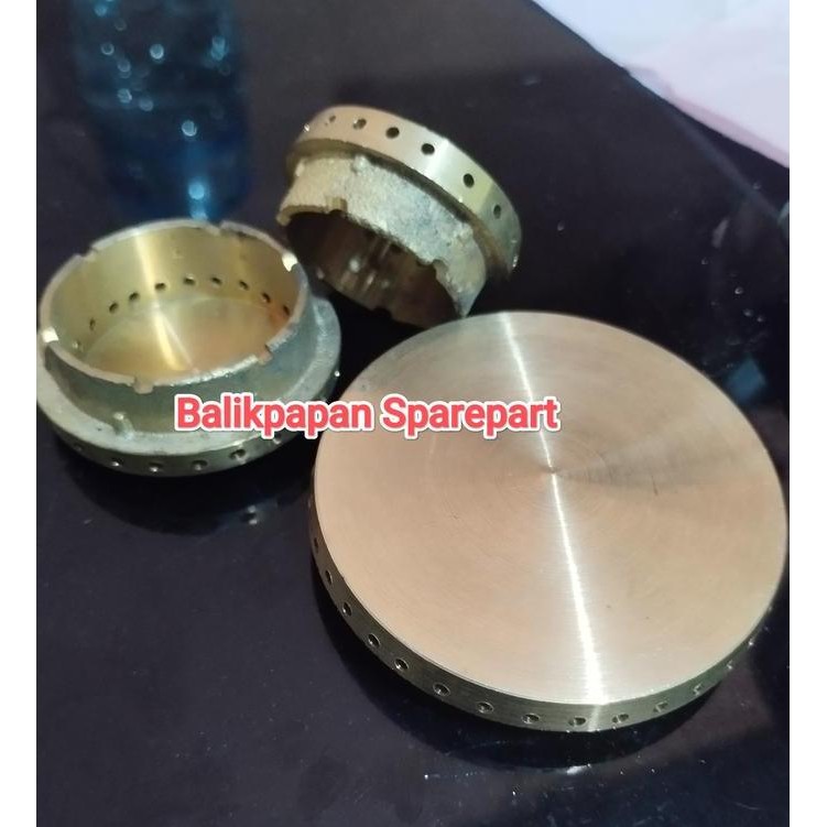 """] Burner brass kuningan kompor gas stove kitchen Ariston free standing old indesit