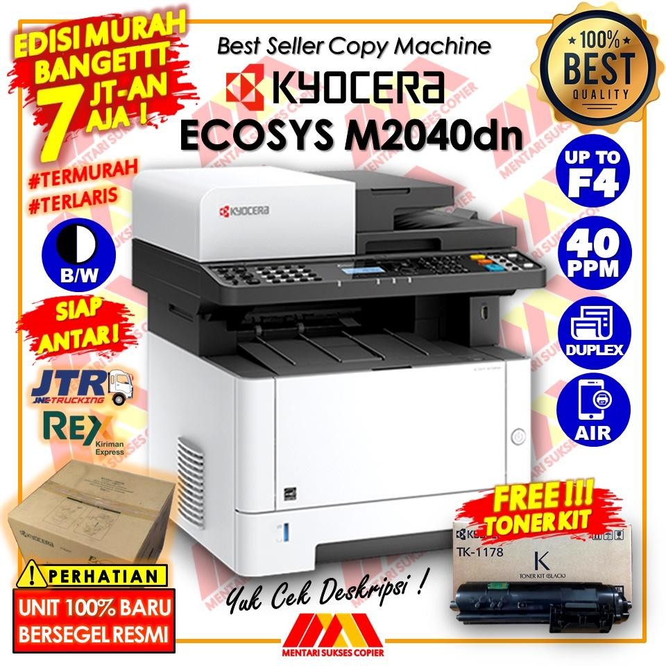 Mesin Fotocopy Kyocera Ecosys M2040Dn Printer Terlaris Dan Termurah - Photocopy Laserjet Kyocera 204