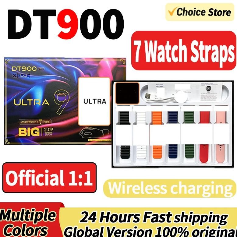 New Watch10 Dt900 Smart Watch 7 Watch Straps 2.09Hd Amoled Circular Screen Ecg Monitoring Reloj Inte