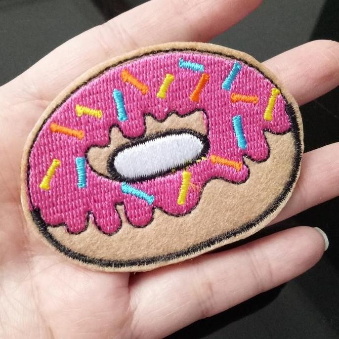 

$$$$] Patch donat, patch snack food