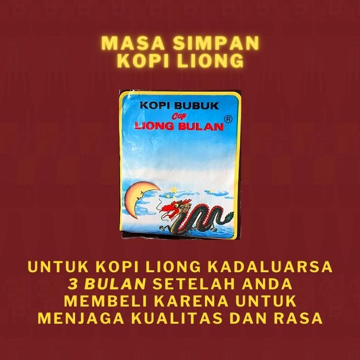 

Cod Liong Kopi Liong 30 Sashet Tanpa Gula Ukuran Kecil Gb29