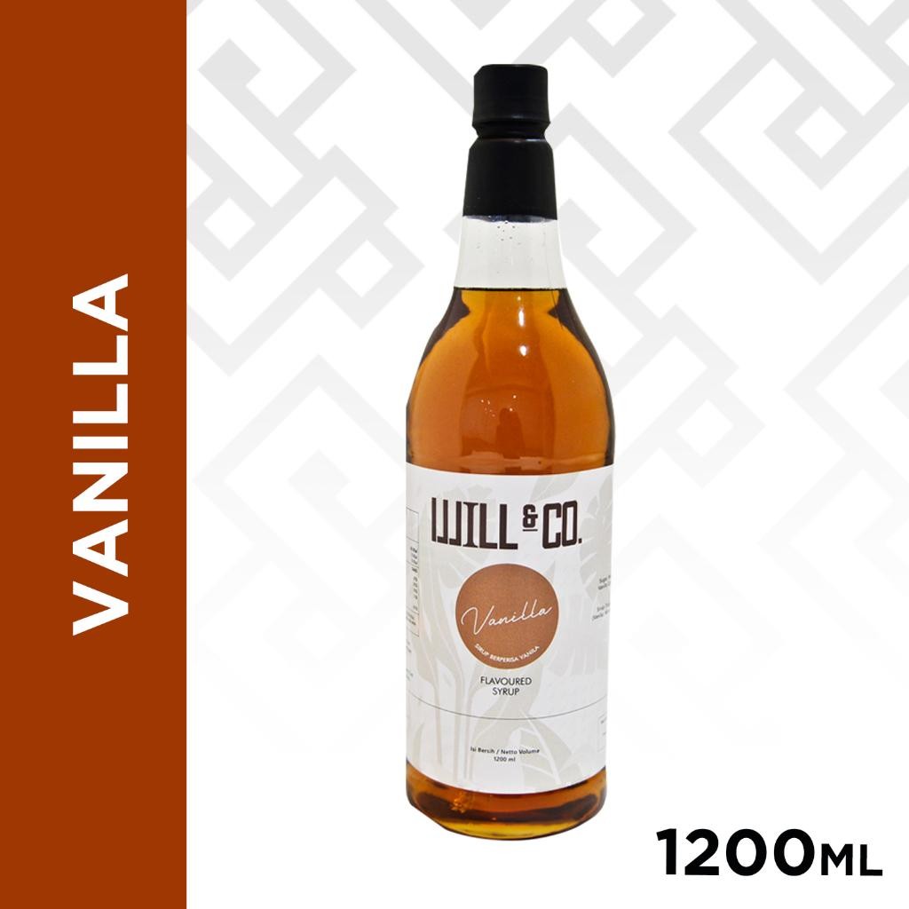 

Sirup Vanilla Premium Will&Co Syrup 1.2 Liter Termurah Best Quality 100% Original