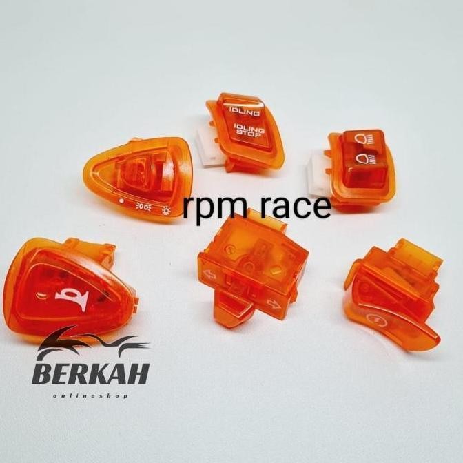 Saklar Tombol Warna Transparan Honda Beat fi Scopy fi Vario 125 Dll