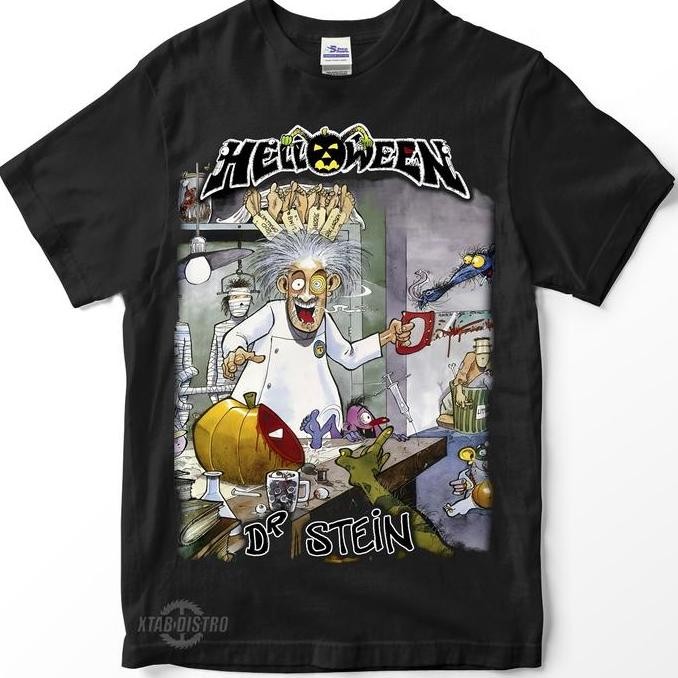 BARU Kaos band HELLOWEEN DR STEIN kaos metal rock heloween