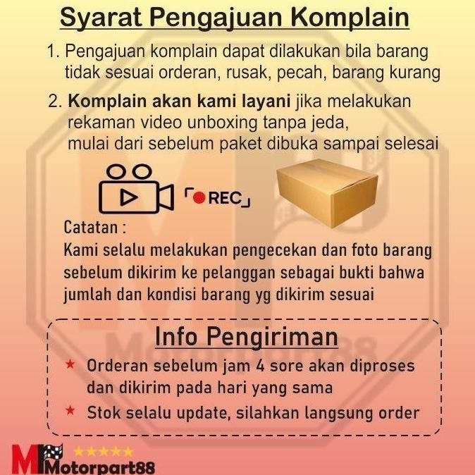 REM CAKRAM DEPAN ASSY KOMPLIT MASTER REM SET RX KING NEW RXK NEW KNZ