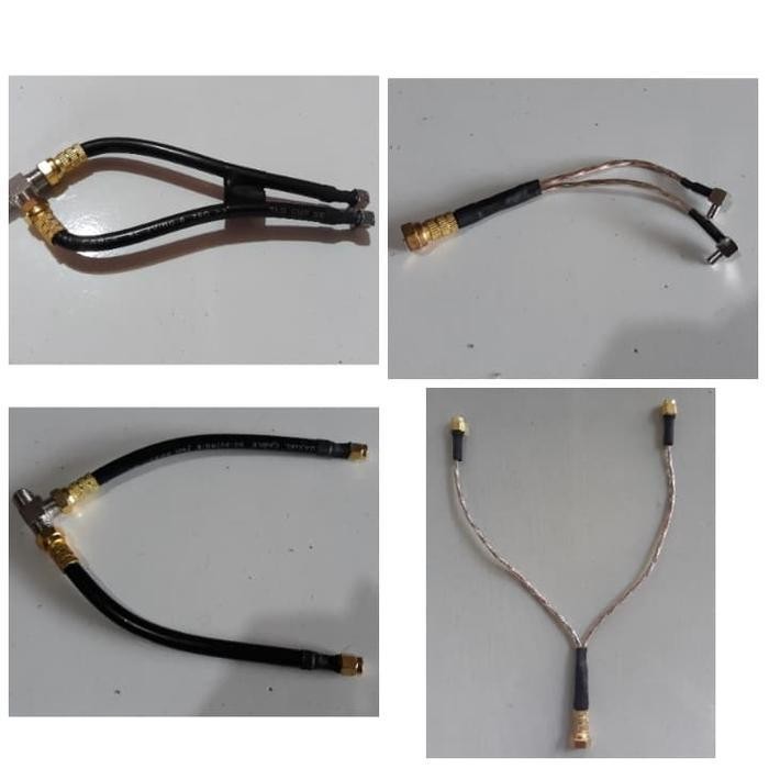 Cn Pigtail Dual Double Ganda Rg6 To Ts9 / Crc9 Modem Mifi