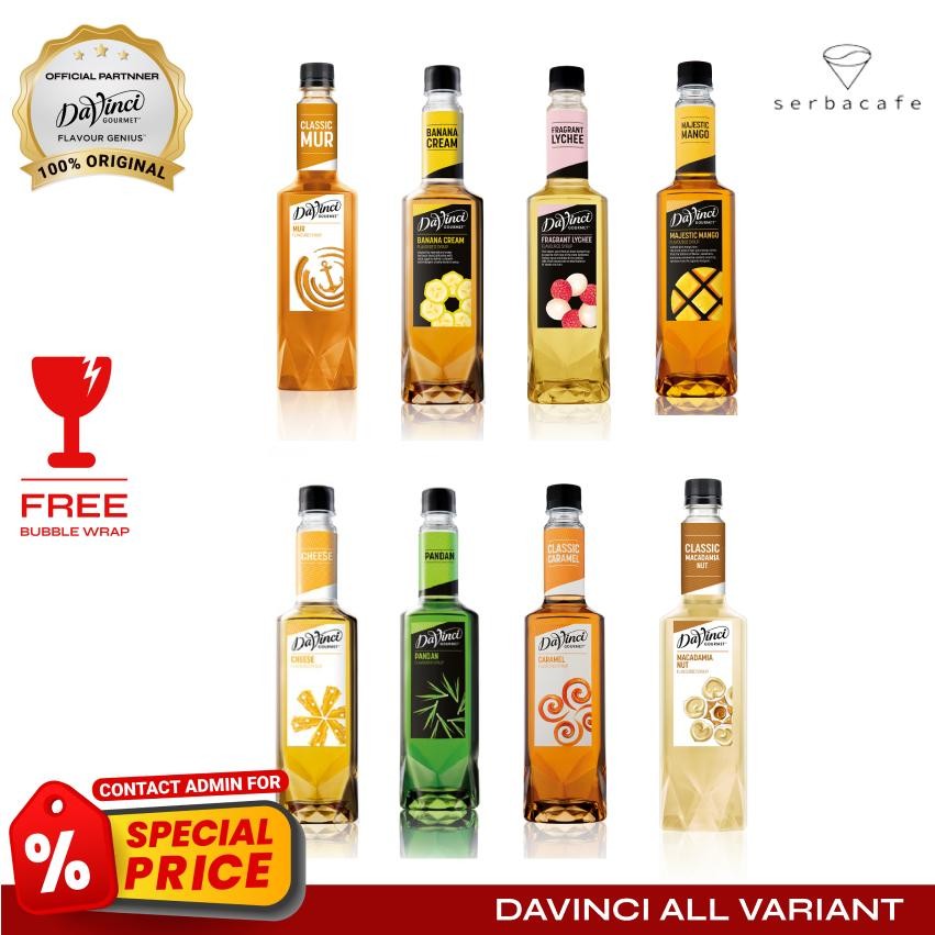 

Davinci Syrup All Flavour Original (750 Ml) New Best Quality 100% Original