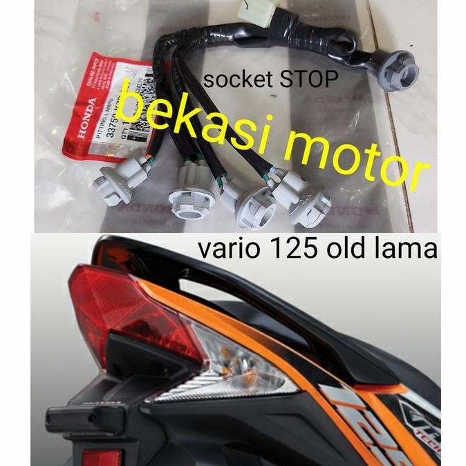 kabel lampu belakang socket stoplamp honda vario 125 old lama original