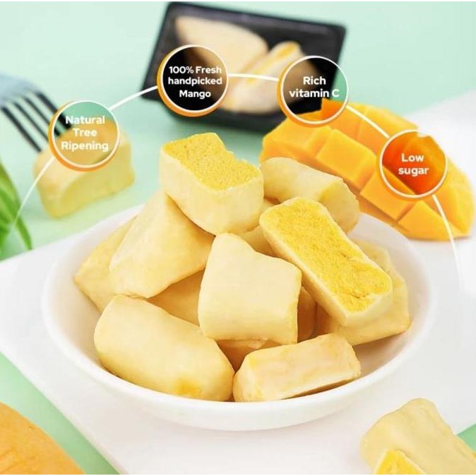 

Keripik Buah Mangga / Freeze Dried Mango