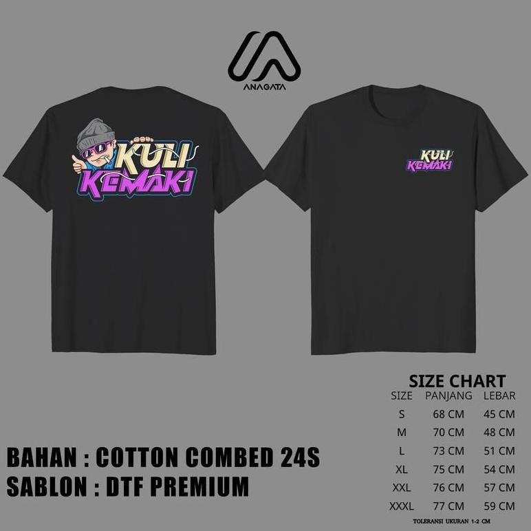 Promo Kaos Kuli Kemaki Baju T-Shirt Distro Kuli Kemaki Pakaian Pria Wanita
